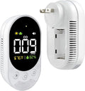 LSENLTY Portable Carbon Monoxide Detector with Battery, 2.7 Inch Large Screen Plug-in CO Detector, Lsenlty 3-in-1 Portable CO Detector (Temp and Hum), with Remind Function for RVs, Hotels, Travel