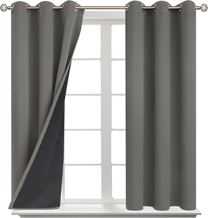 BGment Short 100% Blackout Curtains - Image 8