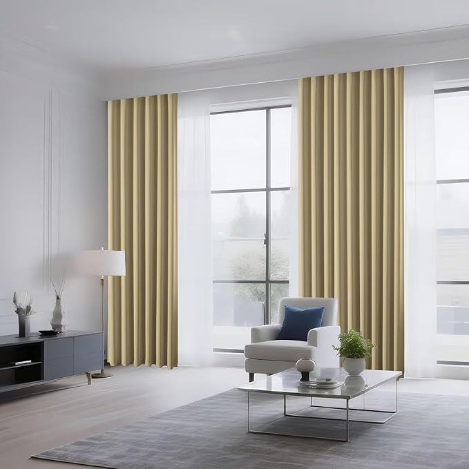 Joydeco Blackout Curtains for Bedroom 72 inch Long 2 Panels, Thermal Insulated - Image 7