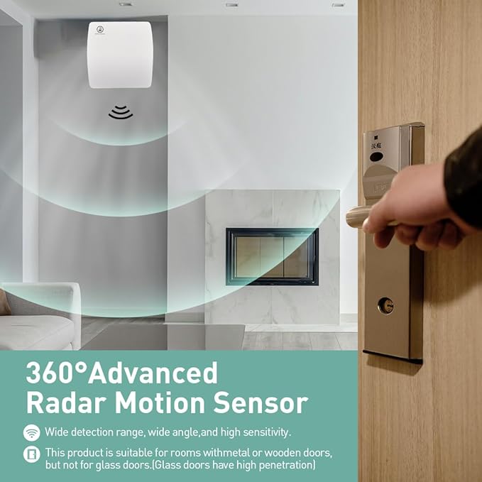 Hehou 5.9 Inch Bathroom Exhaust Automatic Fan Low Noise Window Wall Mount Vent Fan with Motion Sensor for Bathroom Kitchen Garage