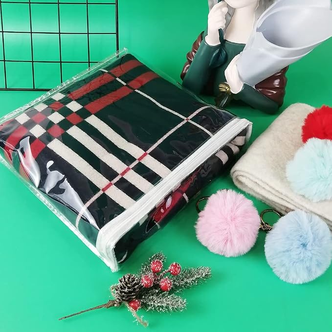 25Pcs Clear Vinyl Zippered Storage Bags - Image 7