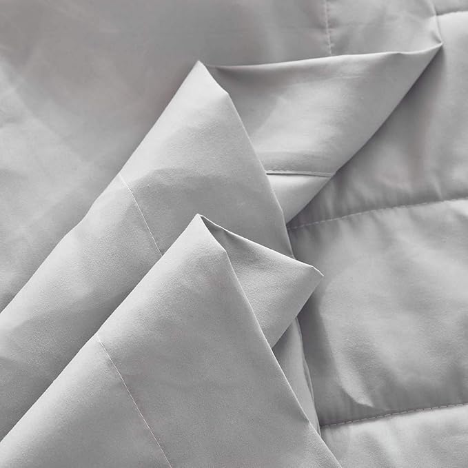 UOZZI BEDDING 4 Pieces Toddler Bedding Set Ultra Soft and Breathable Toddler Sheet Set - Includes Comforter, Flat Sheet, Fitted Sheet and Pillowcase - Gray