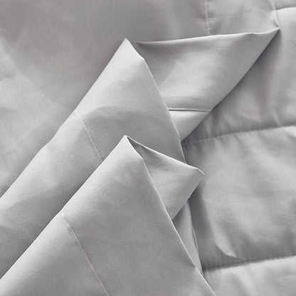 UOZZI BEDDING 4 Pieces Toddler Bedding Set Ultra Soft and Breathable Toddler Sheet Set - Includes Comforter, Flat Sheet, Fitted Sheet and Pillowcase - Gray