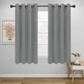 Easy-Going Thermal Grommet Blackout Curtains, 2 Panels 52x63 in, Light Gray | by Easy-Going