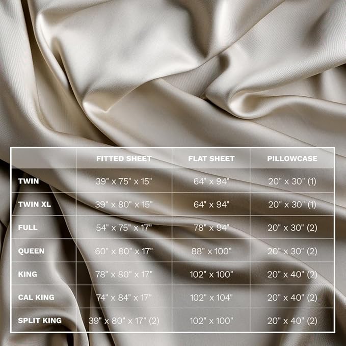 LUXOME 100% Rayon (Viscose) from Bamboo Pillowcase Set (King) | 400 Thread Count | Moisture-Wicking | Envelope Closure | Dune