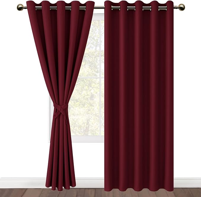 DWCN Blackout Curtains with Tiebacks - Image 7