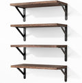 Fixwal Wall Floating Shelves for Home Decor | Wood Shelves, Natural Grain by Fixwal