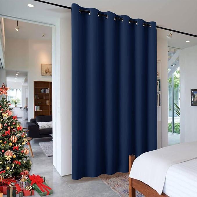 RYB HOME Privacy Room Partition Curtains Blackout Drapes by RYBHOME
