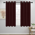 Easy-Going Thermal Grommet Blackout Curtains, 2 Panels 52x46 in, Wine | Machine by Easy-Going