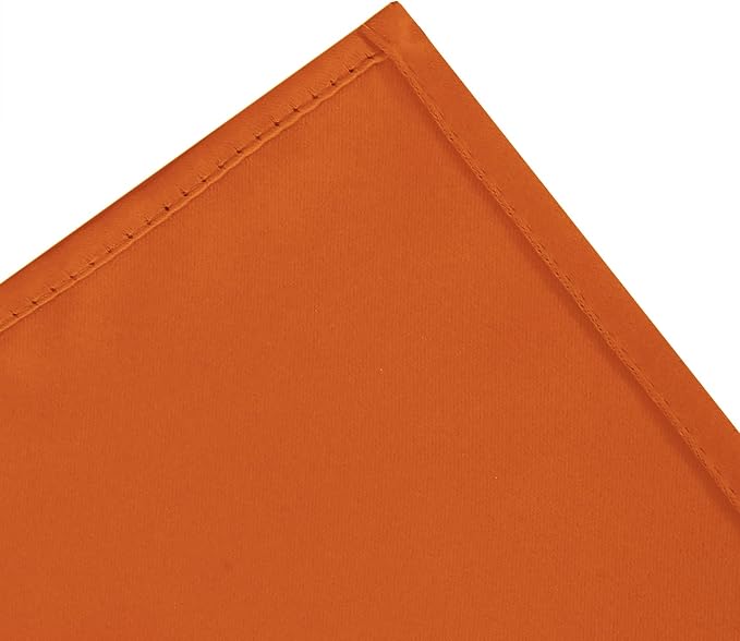 Blackout Curtains 52 x 120 Inch Long Orange Curtains Set of 2 Panels Room - Image 7