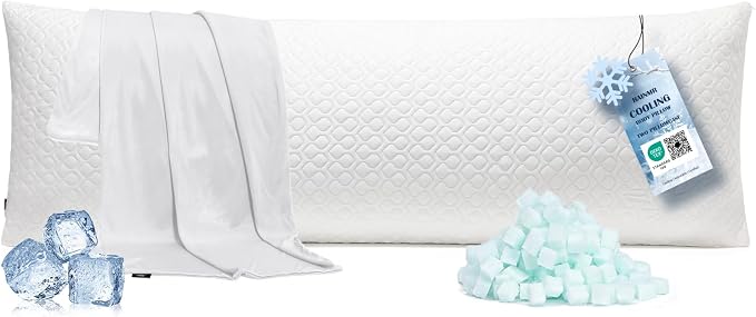 Extra Long Body Pillow Cubies Memory Foam 150x50cm – Anime Body Pillow Insert by RainmrBedding