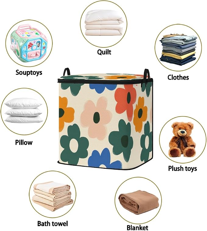 2pcs blanket storage bag for under bed, closet organizers 95L | clothing - Image 2