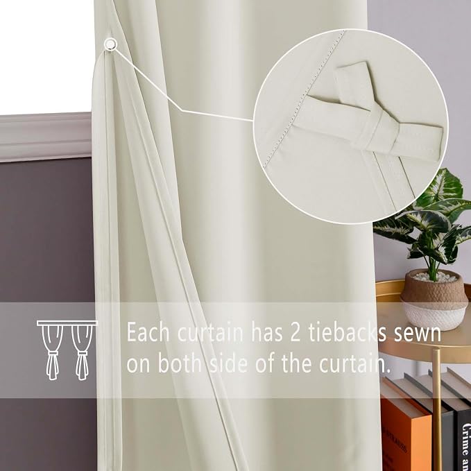 DWCN Blackout Curtains for Bedroom - Image 3