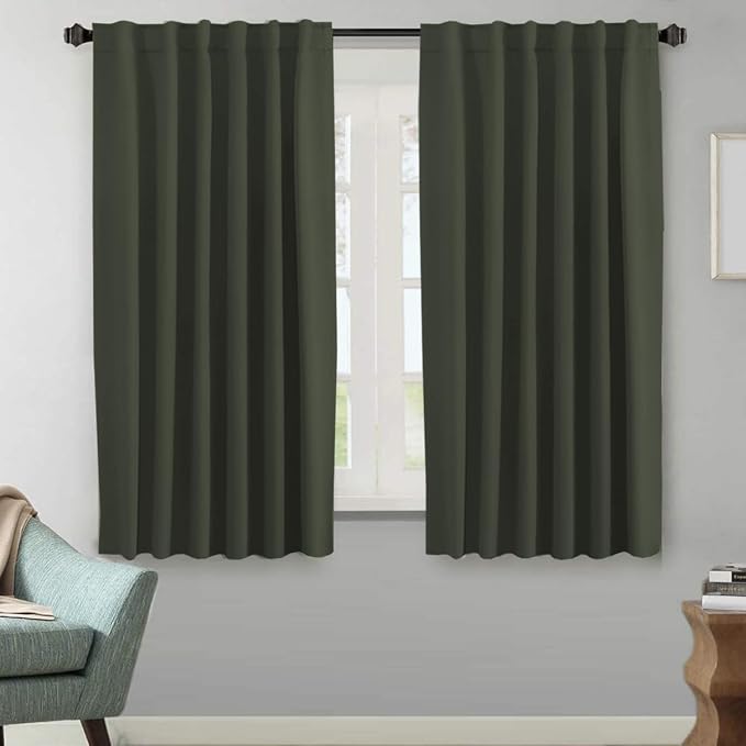 H.VERSAILTEX Blackout Curtains Thermal Insulated Window Treatment Panels Room by HVERSAILTEX