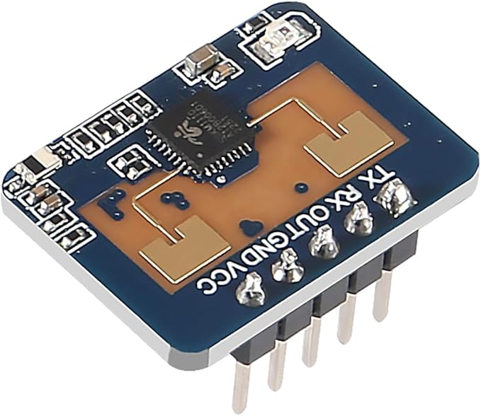 XIITIA 3pcs LD2410C Human Presence Radar Sensor Module HLK-LD2410 LD2410 Millimeter Wave Non-Contact 24GHz ISM Band Serial Port IO Level Output