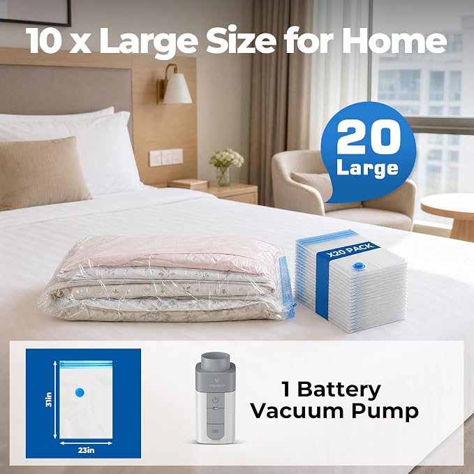 ETENWOLF 20 Large Vacuum Storage Bags - Image 2