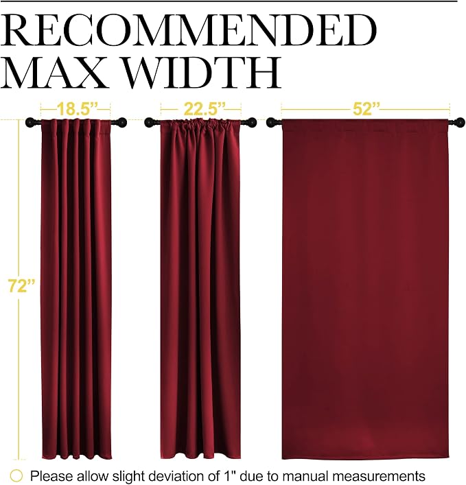 NICETOWN Christmas Blackout Curtain Panels - Image 7