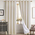 Diraysid 100% Blackout Curtains Light Beige Linen Curtains by Diraysid%2C+refresh+your+life
