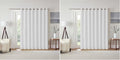 Eclipse Extra Wide Grommet Curtain, Kendall Sliding Patio Door Curtain Panel by EclipseCurtains