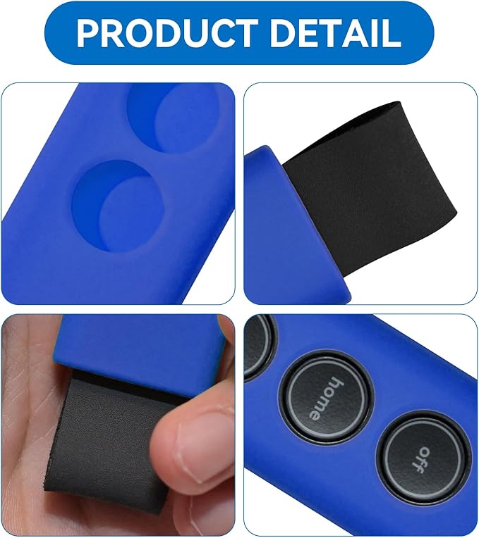 Protective Silicone Sleeve Case for SimpliSafe KeyFob - Arm and Disarm Remotely, Flexible Case for SimpliSafe Home Security System KeyFob - Latest Gen (Blue)