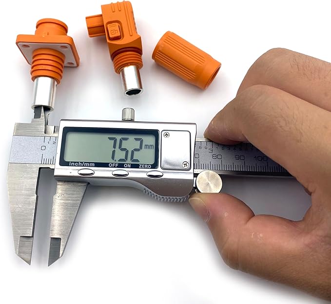 1 Set Battery Energy Storage Connector, 70A High Current Connectors Quick Plug Terminal Orange Right Angle Plug and Socket IP67 Waterproof Power Adapter Crimping 10mm² Wiring (1000V)