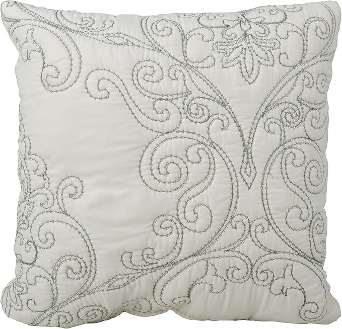 Home Soft Things Damask 4 Piece Bedspread Set, Scalloped Edge Reversible - Image 7