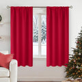 BGment Red Blackout Curtains 63 Inches Long by BGment
