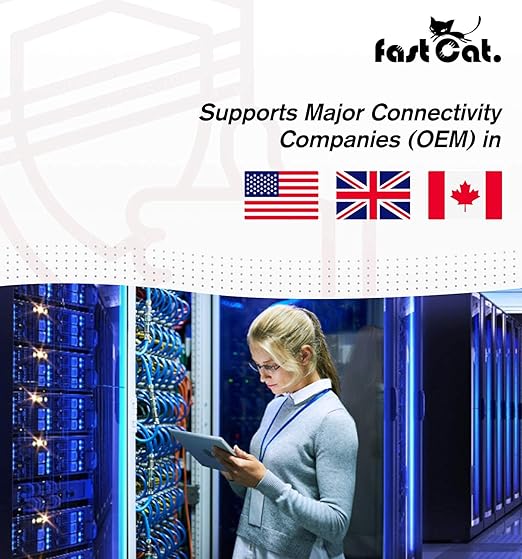 fast Cat. Audio Cable/Speaker Wire - PVC Jacket - UL Listed & (CMR-CL3R-FT4) Rated in-Wall Use - 100% Oxygen-Free Pure Bare Copper (OFC) - 500ft Pull Box (14AWG 4C (41) MidFlex, White)