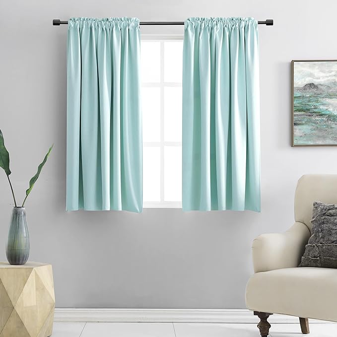 48 Inch Curtains for Boy's Room by DONREN
