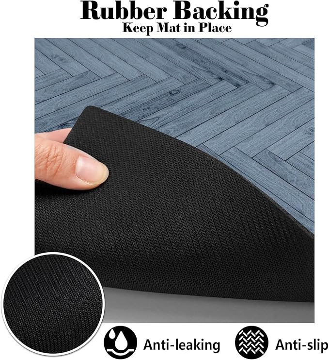 Dog Food Mats for Floors Absorbent, Pet Cat Food Mat - Quick Dry Dog Bowl Mats for Food and Water, Eco-Friendly Boho Pet Supplies