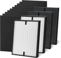 [14 Pack] 3000 Air Replacement Filters, Compatible with Air Doctor 3000, 3000M, 3000Pro Air Purifier, Includes 2 High-Efficiency Air Filter, 2 Activated Carbn and 10 Extra Premium Pre-Filters