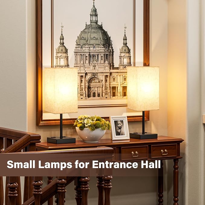 Bedside Lamp for Bedroom Set of 2 - Image 4