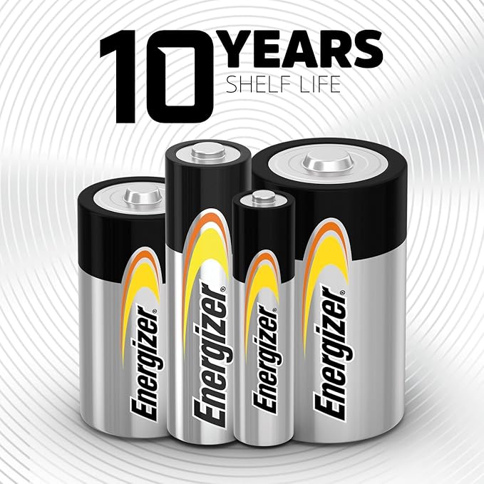 Energizer AA Batteries Alkaline Power, 32 Count Alkaline Double A Battery Pack