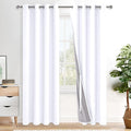 XWZO 100% Blackout Curtains 2 Panels by XWZO