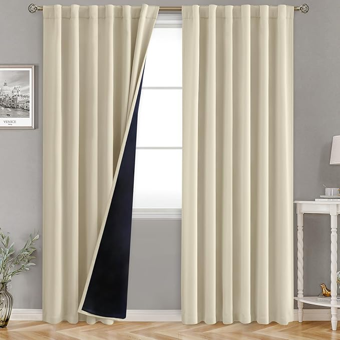 BGment 100% Blackout 80 Inch Curtains by BGment
