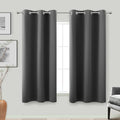 KOUFALL Short Black Out Curtains 54 Inch Long by KOUFALL