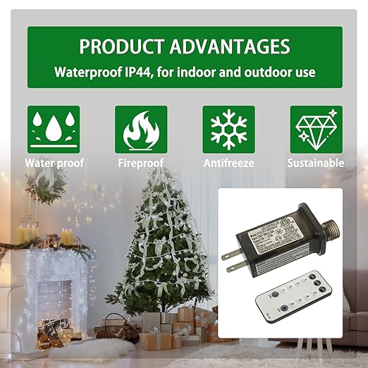 SIGANDG 12V 9W 8 Mode LED Controller with Memory Function and IR Remote Control Low Voltage Transformer for Holiday String Lights,not Fit for 8 Mode with Control Box and 1 Mode String Light(1 pcs)