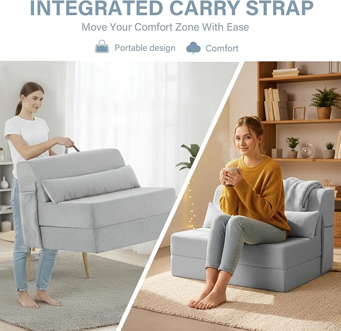 Convertible Folding Sofa Bed Mattress - Image 6
