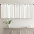 MIULEE Set of 4 Natural 45 Inch Short Blackout Kitchen Window Curtains | by MIULEE