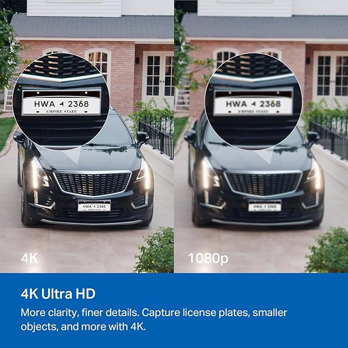 Tapo MagCam 4K Outdoor Wireless Security Camera - Up to 200-Day Battery, Magnetic Mount, Person/Vehicle Detection, Subscription-Free Local Storage or Optional Cloud, Works with Alexa, C460 (3-Pack)
