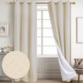 Diraysid 100% Blackout Curtains Light Beige Linen Curtains by Diraysid%2C+refresh+your+life