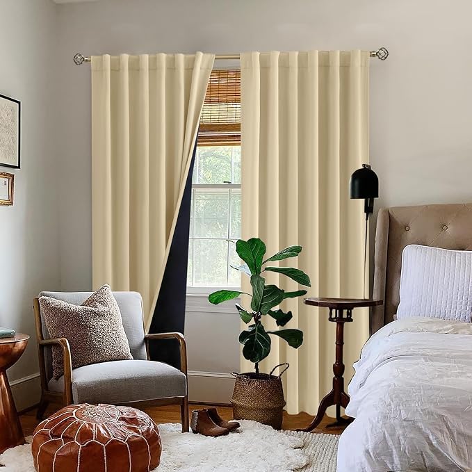 BGment Natural Blackout Curtains 95 Inches Long - Image 9