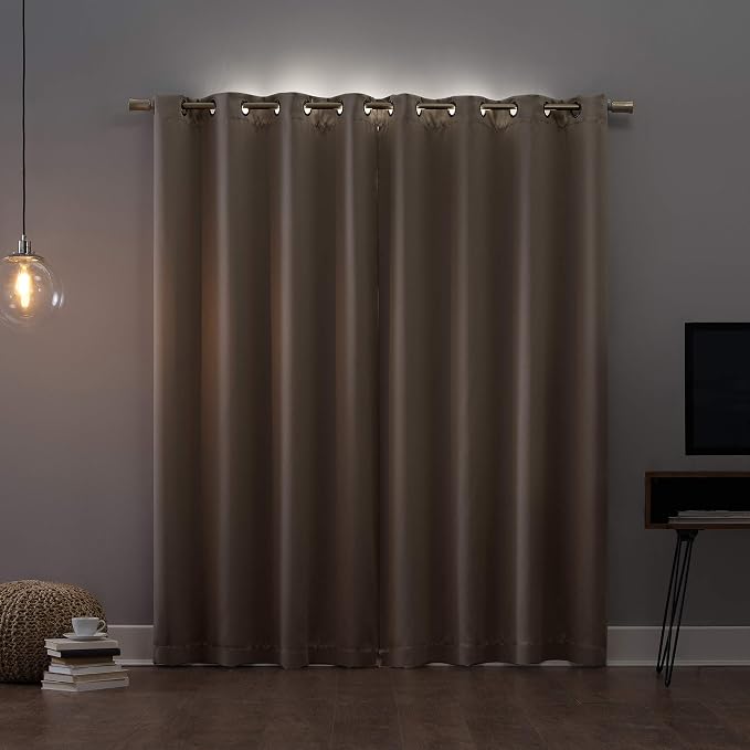 Sun Zero Nordic Theater Grade Extreme 100% Blackout Grommet Curtain Single Panel - Image 2