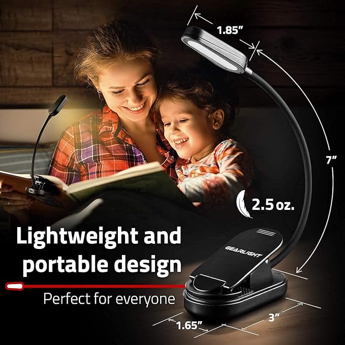 GearLight Rechargeable Book Light - Image 4
