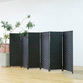 6 Panel Double Sided Short Room Divider by Furnnylane