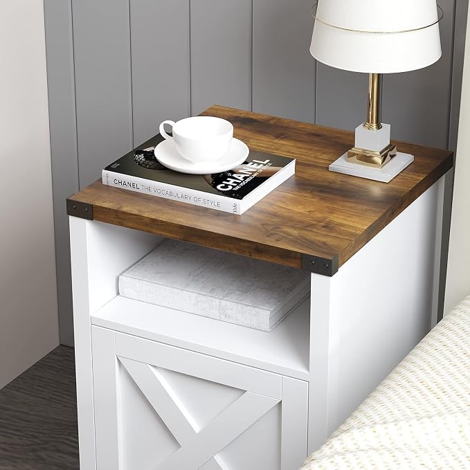 Farmhouse End Table, Nightstand - Image 4