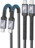 USB C Cable 6FT, 2 Pack USBC to C Cables, Type C Fast Charging Cable Nylon Braided USBC Charger Cable Compatible with iPhone 17/16/15/Pro/Plus/Pro Max/Samsung Galaxy S23/LG and More