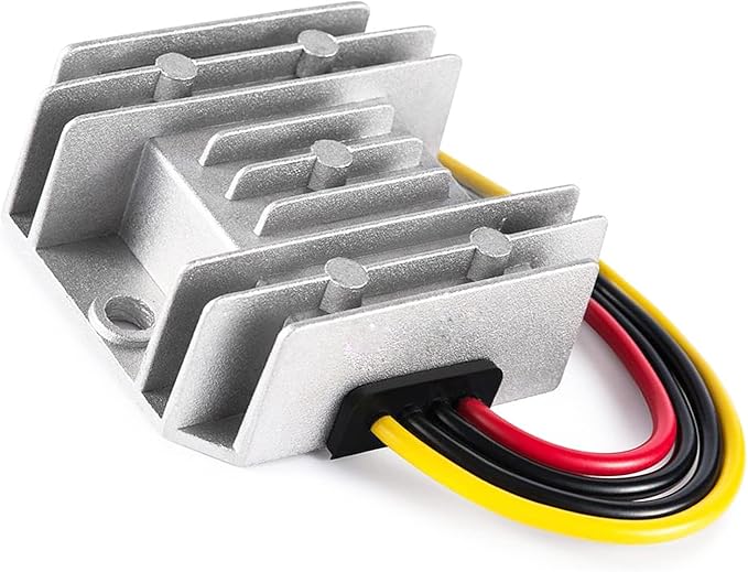MGGi DC 24V to 12V 10A 120W Voltage Buck Converter Waterproof Power Transformer, Step Down Voltage Reducer, Regulator Power Supply Module Buck Transformer, for Golf Cart, forklifts, Car
