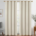 Diraysid Light Beige Grommet Blackout Curtains by Diraysid%2C+refresh+your+life