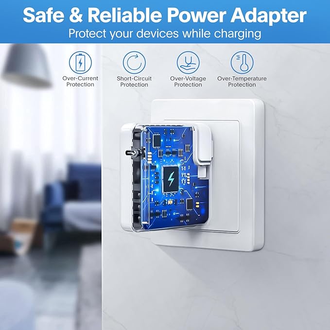 Sunveza Mac Book Pro Charger - 118W USB C Charger Fast Charger Compatible with MacBook pro/Air, M1 M2 M3 M4 M5, ipad Pro, Samsung Galaxy and More, Include Charge Cable